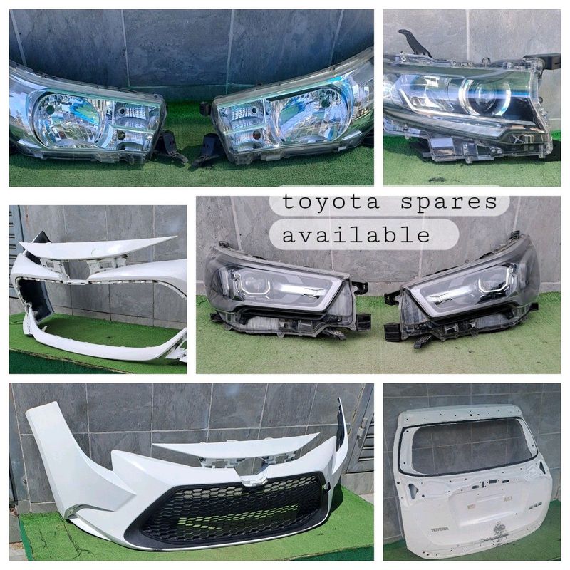 Toyota spares available