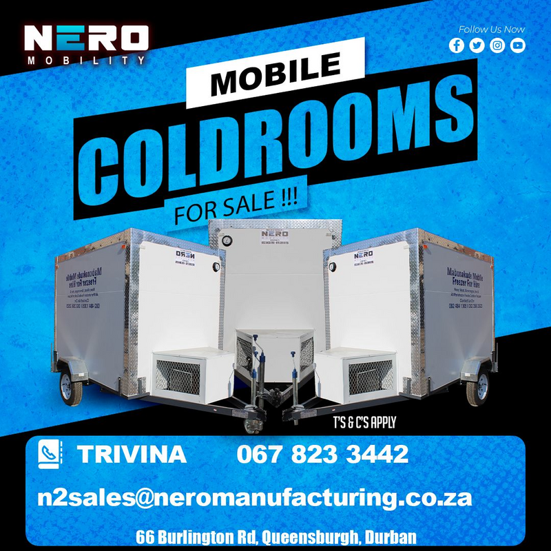 Mobile Coldrooms/ Kitchens for hire