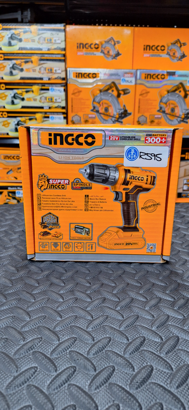 Ingco Cordless Drill ( Bare Tool Battery And Charger Sold Separately )
