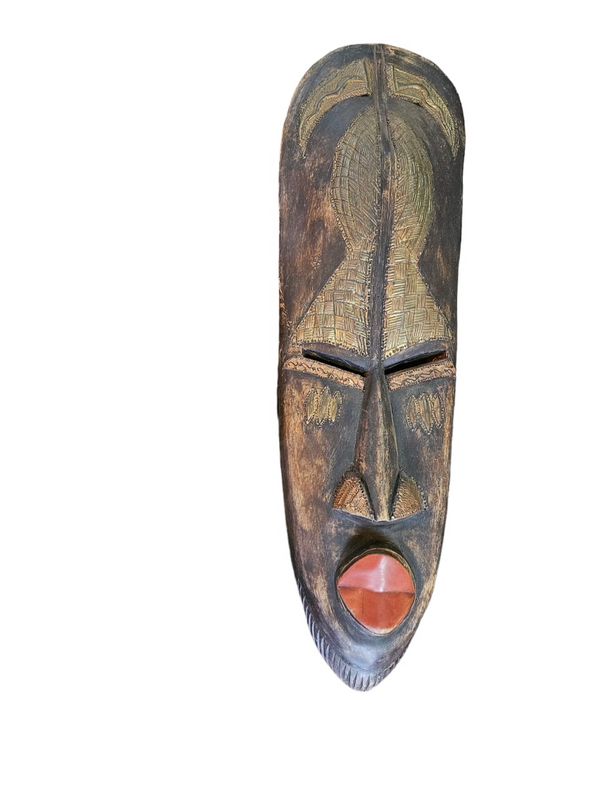 Large Hand Crafted African Mask