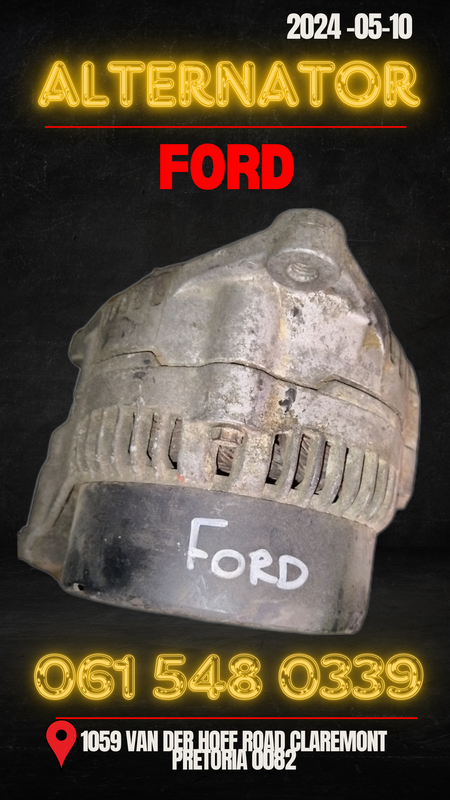 Ford Alternator Call me for more information and prices 0615480339