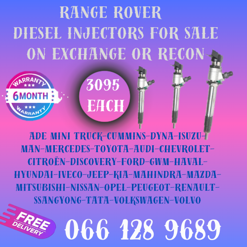 RANGE ROVER DIESEL INJECTORS FOR SALE ON EXCHANGE WITH FREE COPPER WASHERS