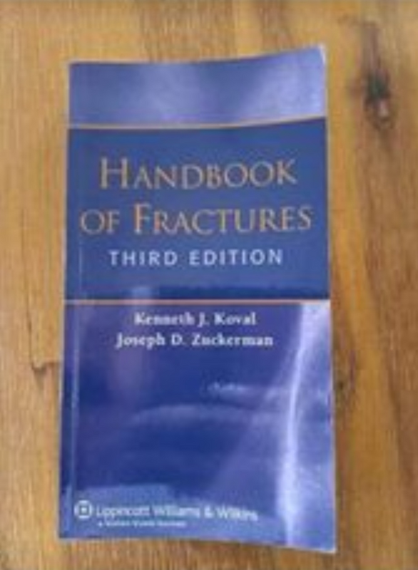 Handbook of Fractures 3rd edition(Orthopaedics)