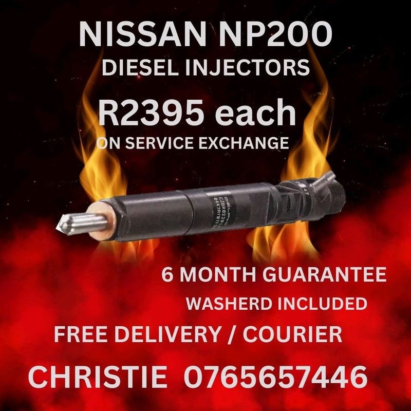 NP200 Diesel Injectors for sale with 6month Guarantee