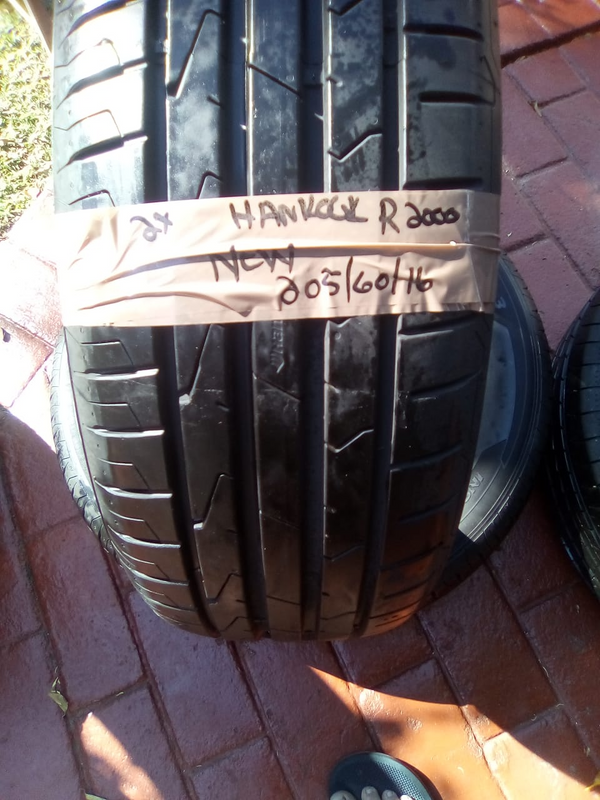 2xBrand new Hankook tyres 205/60/16