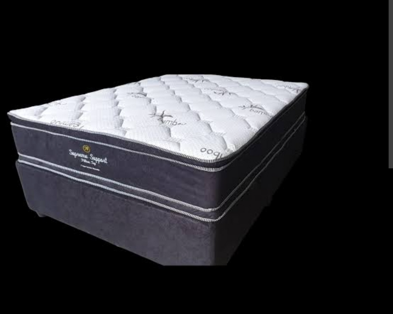 Double Bamboo Supreme Support Pillow top mattress for sale Midrand
