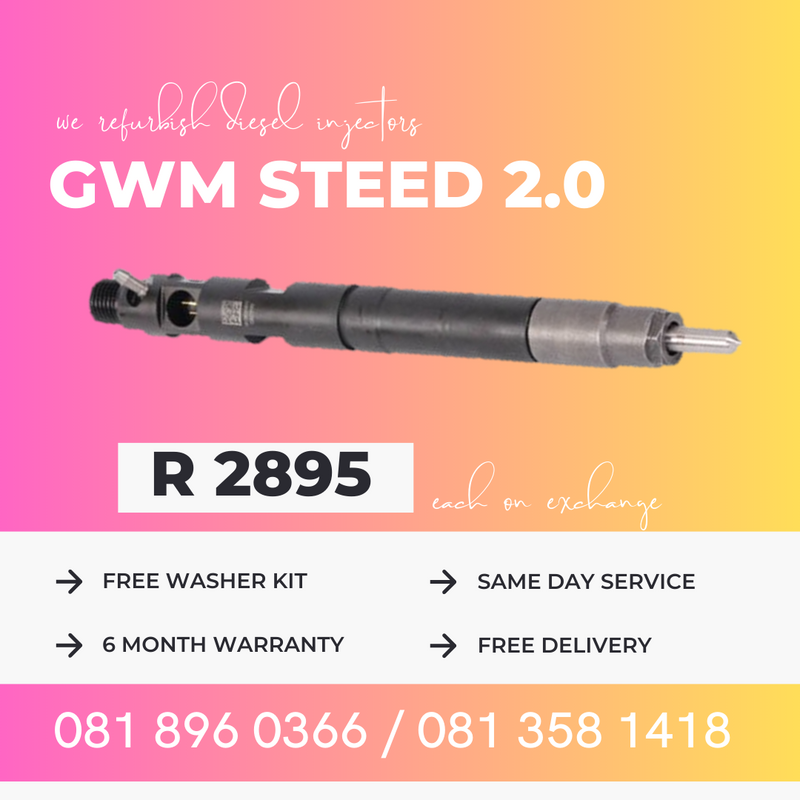 GWM STEED 2.0 DIESEL INJECTORS FOR SALE