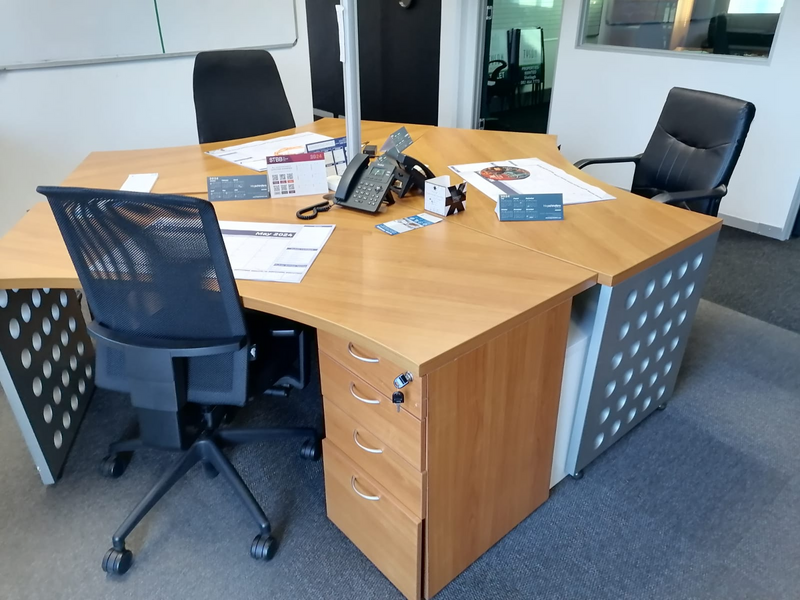 Office desks and Boardroom Table in Good condition for Sale