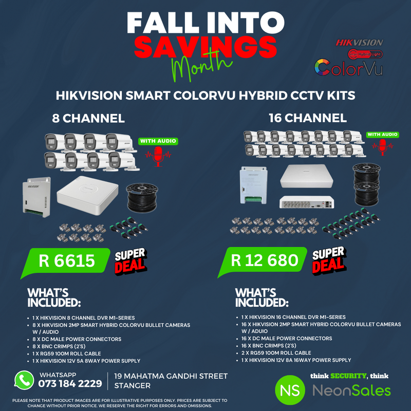 Hikvision Smart Hybrid ColorVu CCTV Kit