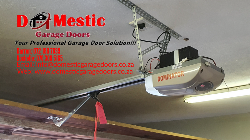 Garage door motor automation and installation