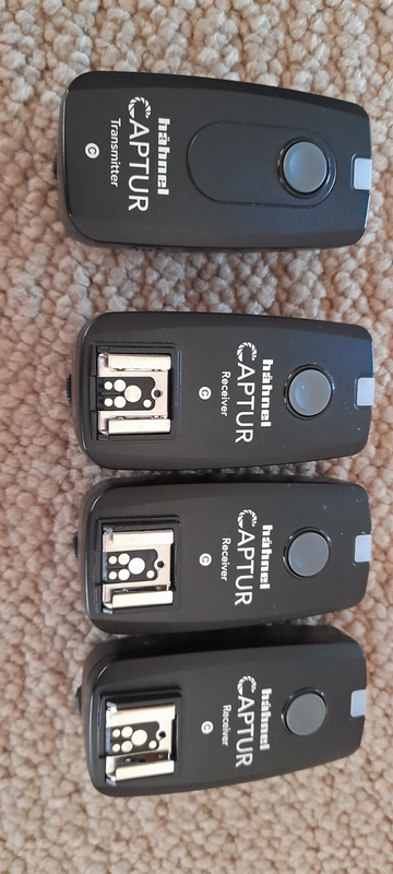 Hahnel Captur Remote Control &amp; Remote Triggers X 3 plus Hahnel Captur Module Pro for CANON