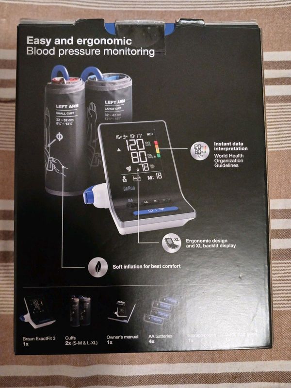 Braun ExactFit 3 Blood Pressure Monitor