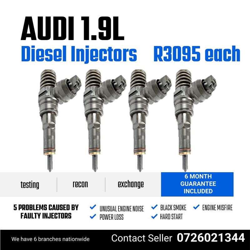 Audi 1.9L diesel injectors for sale