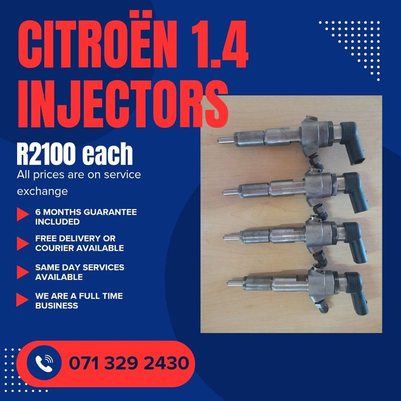 CITROËN 1.4 INJECTORS FOR SALE WITH WARRANTY