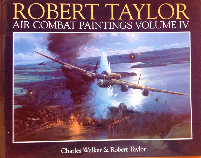 Air Combat Paintings Volume 4 - C Walker and R Taylor - Hardcover - signed by Robert Taylor