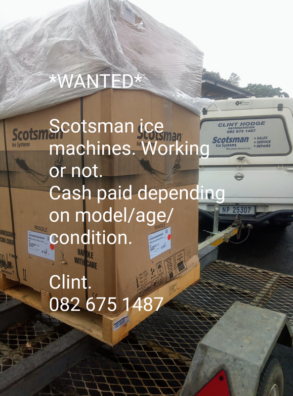 SCOTSMAN ICE MACHINES WANTED