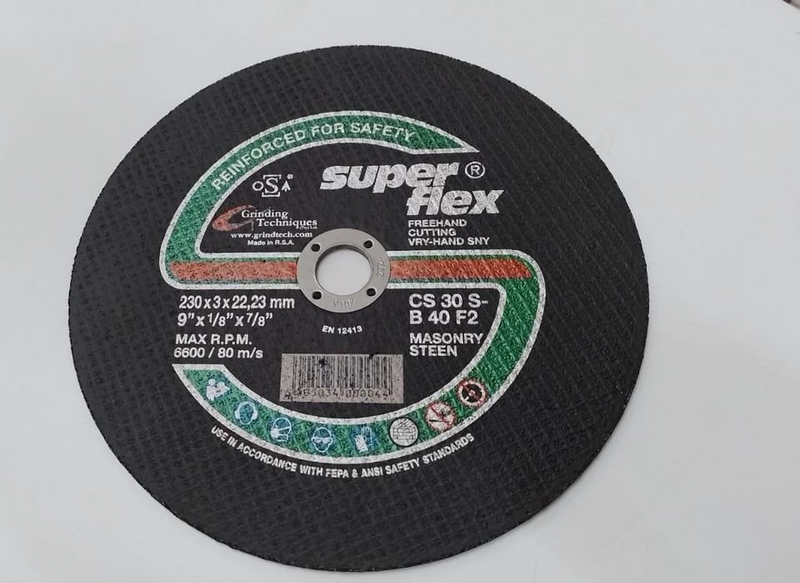 SUPER FLEX 230X3MM MASONRY STEEL DISC