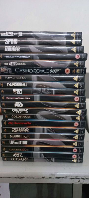 007 James Bond DVD&#39;s for sale