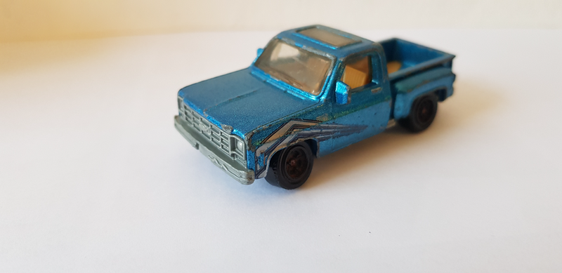 MATCHBOX 1975 MODEL DIE-CAST CHEVY STEPSIDE PICKUP.