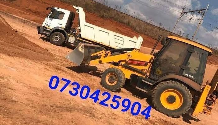 Rubble removal,truck &amp; tlb hire