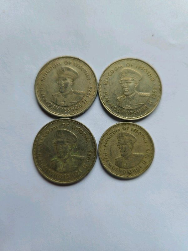 Varios Kingdom Of Lesotho King H.M. Moshoeshoe The Second Valuable Coins.
