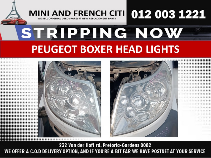 Peugeot Boxer Head Lights