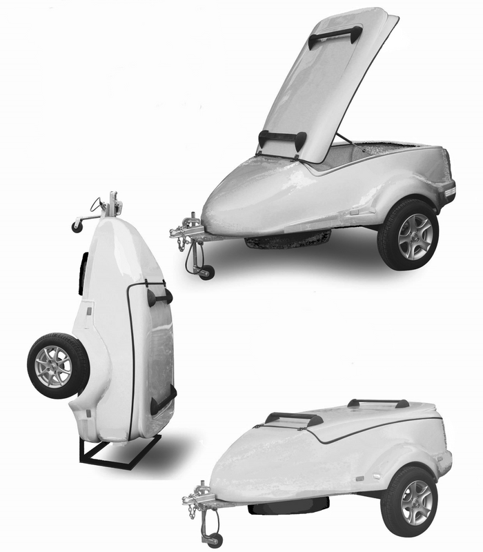New Radical Tops Space Age Luggage Trailers For Sale