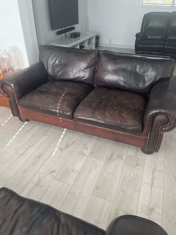 2 Seater Genuine Leather couch