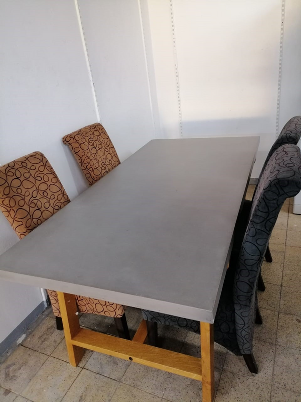 4-seater Granite top dining table - REF 1177