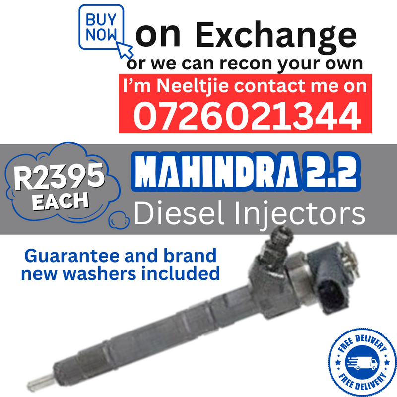 Mahindra 2.2 diesel injectors for sale