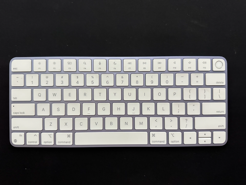 ORIGINAL APPLE MAGIC KEYBOARD WITH TOUCH ID, A2449, FOR APPLE SILICON MODELS, PURPLE