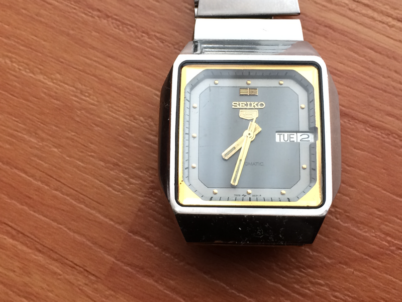 Seiko 5 Square men&#39;s vintage automatic watch - Rare !