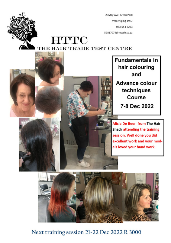 Hair Trade test Centre and Hair styling  training