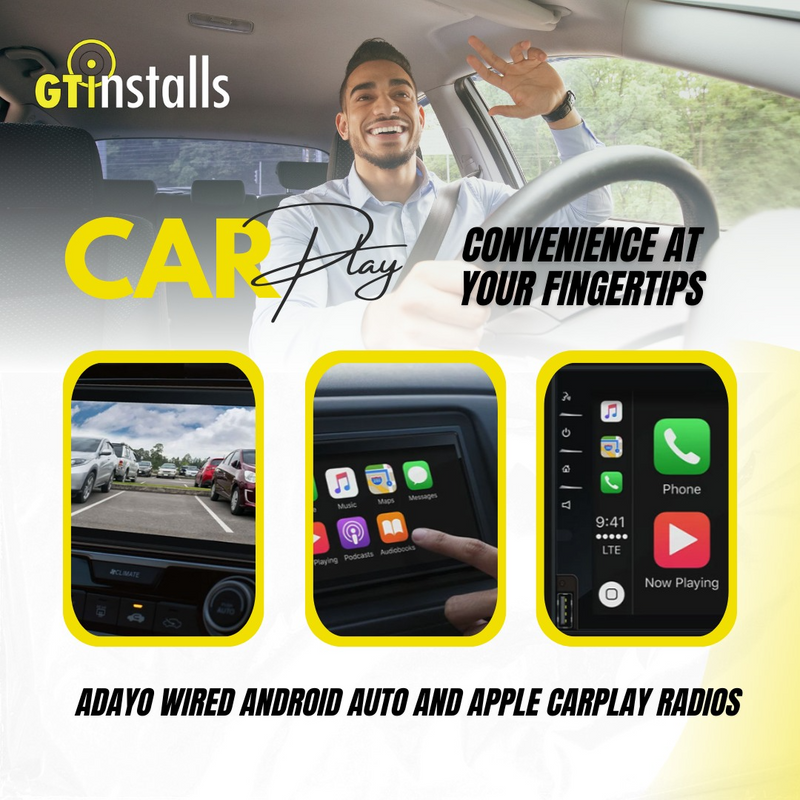 Android Auto and Apple CarPlay radios supplied and installed onsite. We Come to You!