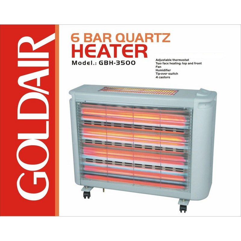 Goldair 6 Bar Quartz Heater