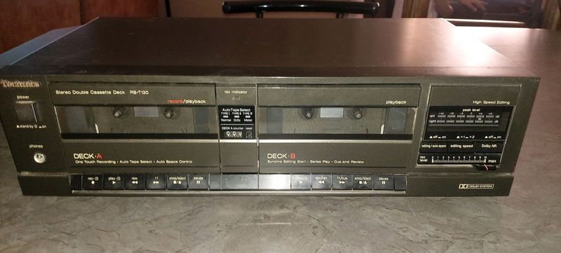 Technics double tape deck