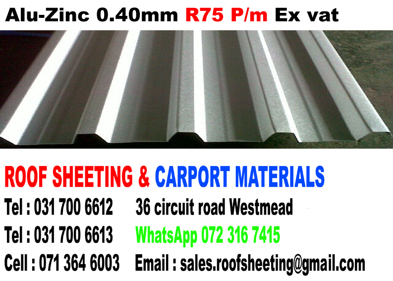 Aluzinc roof sheets on speical
