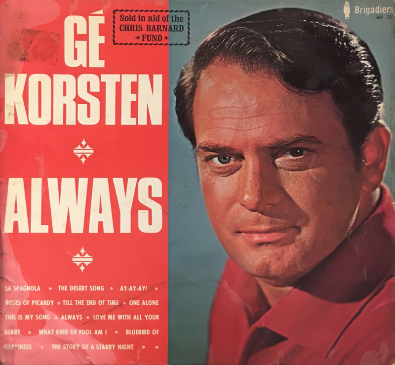 Ge Korsten - Always (1967) (LP / Vinyl) - (Ref. B288) - (For Sale) - Price R200