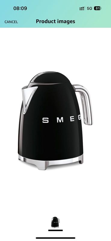 Smeg 1.7L kettle