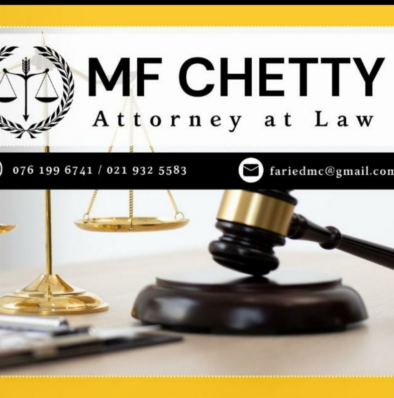 ATTORNEY - Ad posted by Faried Chetty