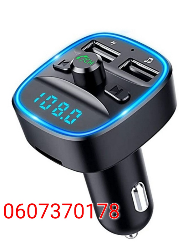 Wireless Bluetooth Car Kit 2 in 1 FM Transmitter Charger (Brand New)