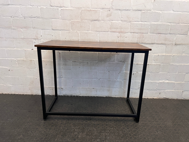 Brown Steel Frame Multipurpose Desk-