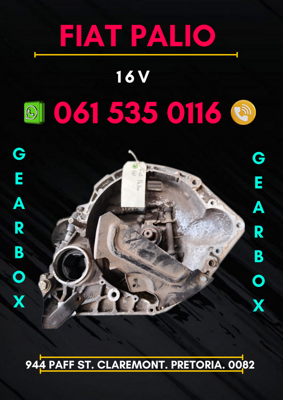 Fiat palio 16v gearbox R4500 Call me 0636348112