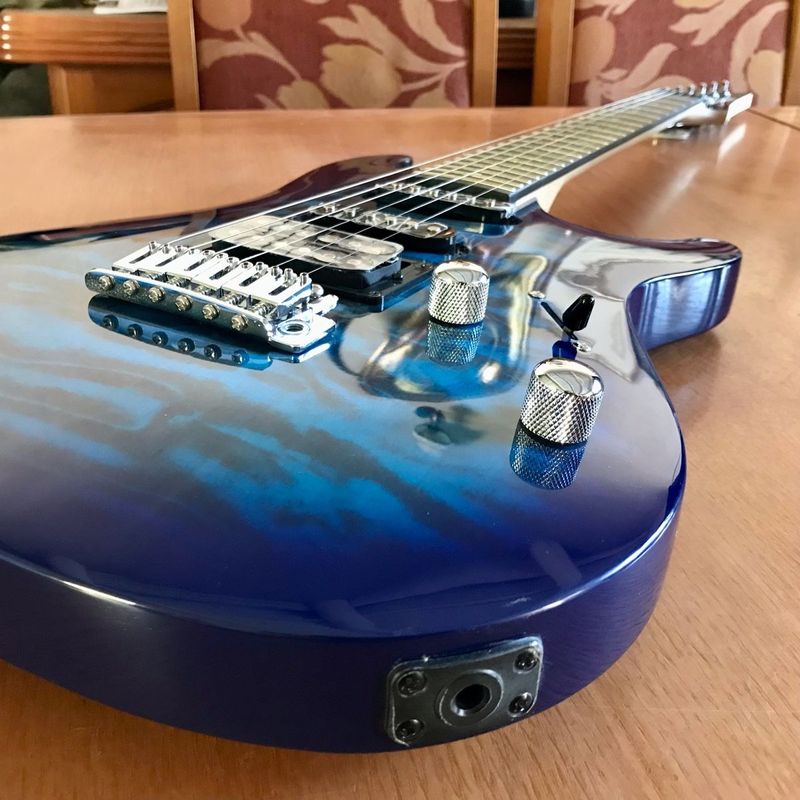Brand new Ibanez Electric Guitar GSA60QA - Transparent Blue Burst