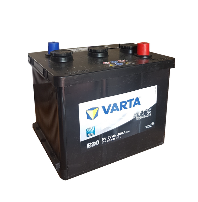 VARTA E30 6v 77Ah 360cca Classic Car Battery