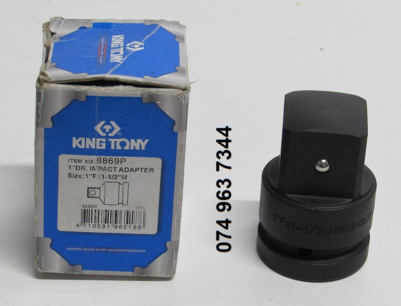 King Tony 8869P Industrial Impact 1&#34; Drive Converter to 1 1/2&#34; Drive 1&#34; DR. Adapter*NEW*