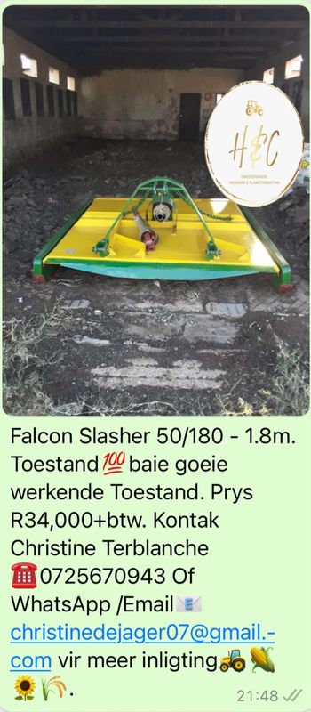 Falcon Slasher 50/10-1.8m