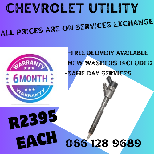CHEVROLET UTILITY DIESEL INJECTORS FOR SALE ON EXCHANGE OR TO RECON YOUR OWN