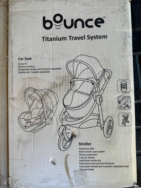 BOUNCE Titanium Travel System car seat and Stroller Randburg Gumtree South Africa