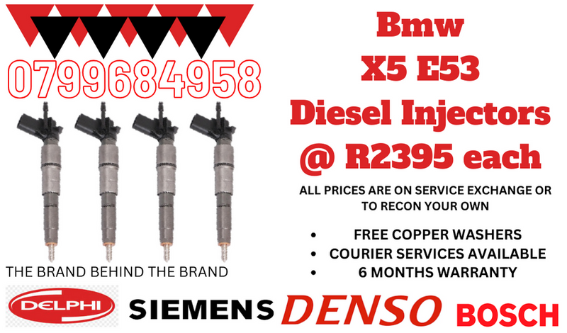 BMW X5 E53 DIESEL INJECTORS/ WE RECON AND SELL ON EXCHANGE